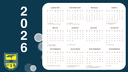 Calendário das Sessõs Ordinárias