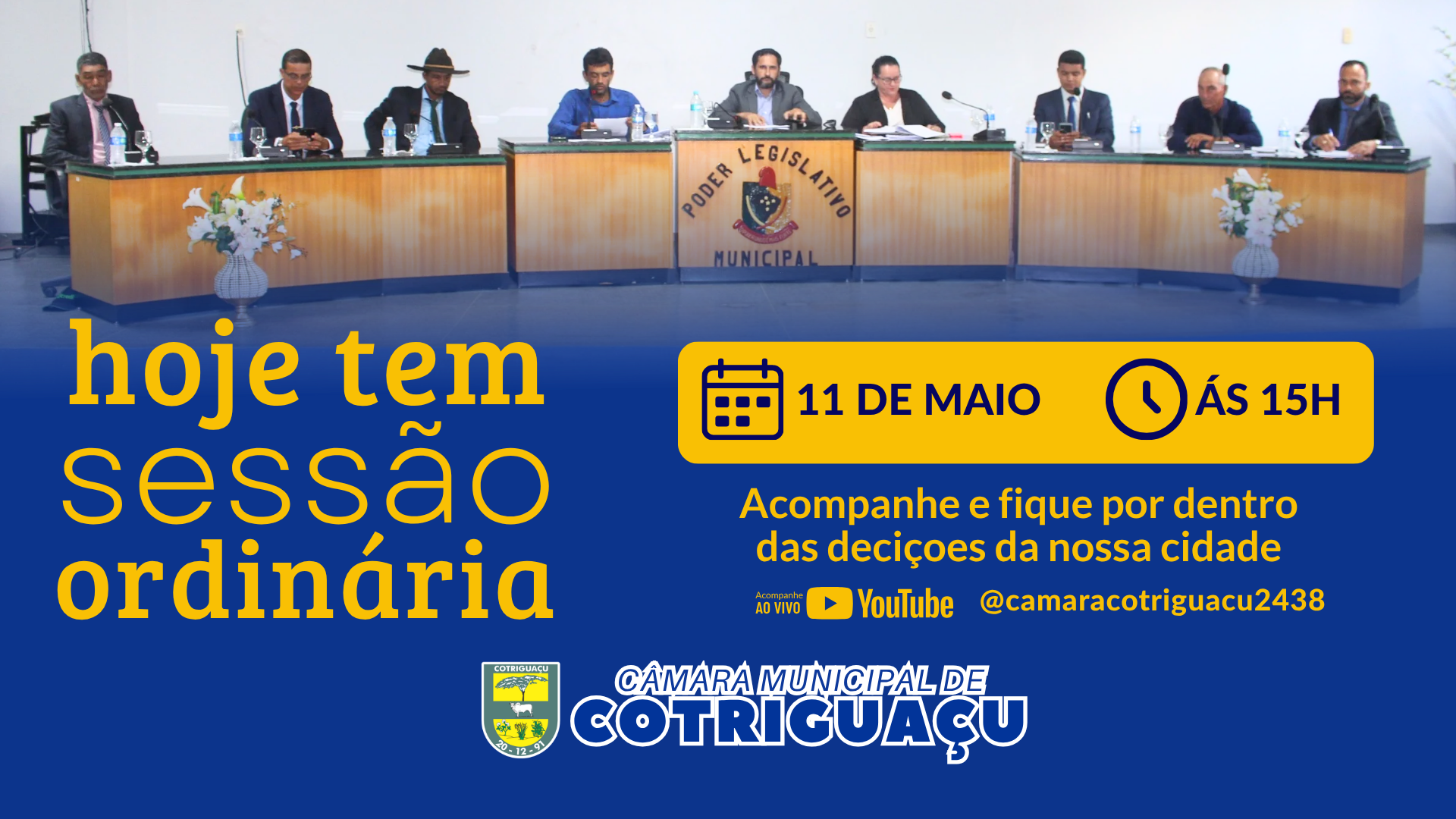 Câmara de Cotriguaçu realiza 7ª Sessão Ordinária nesta segunda-feira
