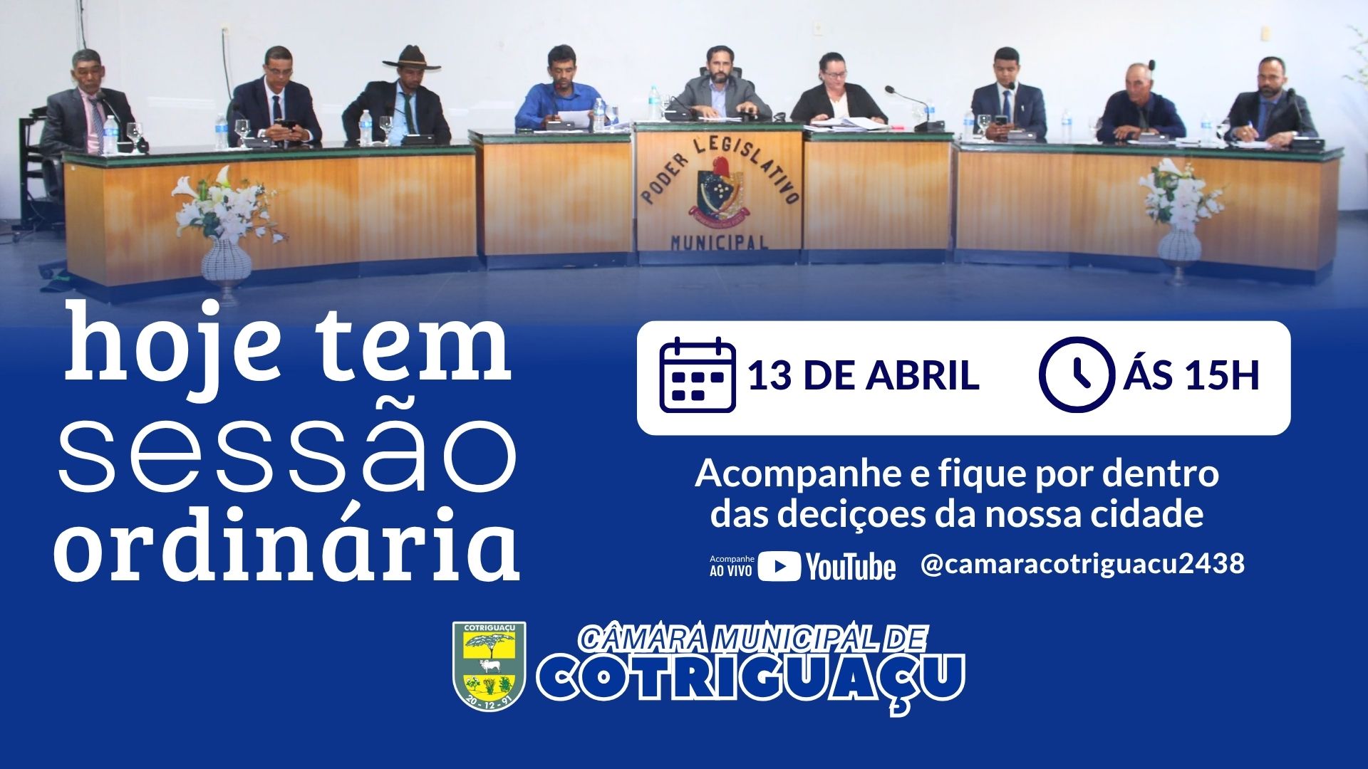 Câmara Municipal de Cotriguaçu realiza 5ª Sessão Ordinária de 2026