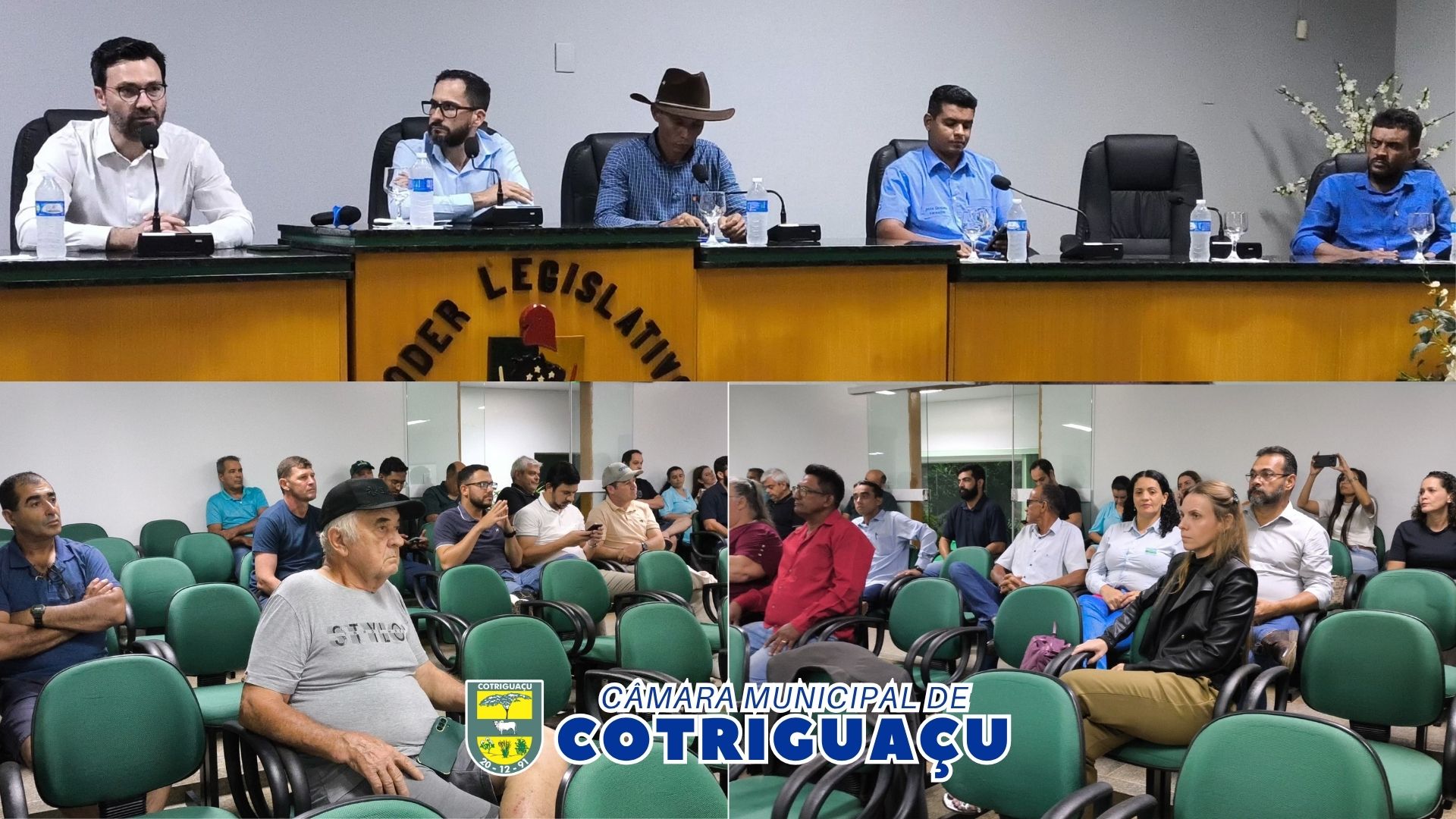 Lançamento do Plano Diretor Municipal 2026-2036 marca noite histórica no Plenário da Câmara de Cotriguaçu